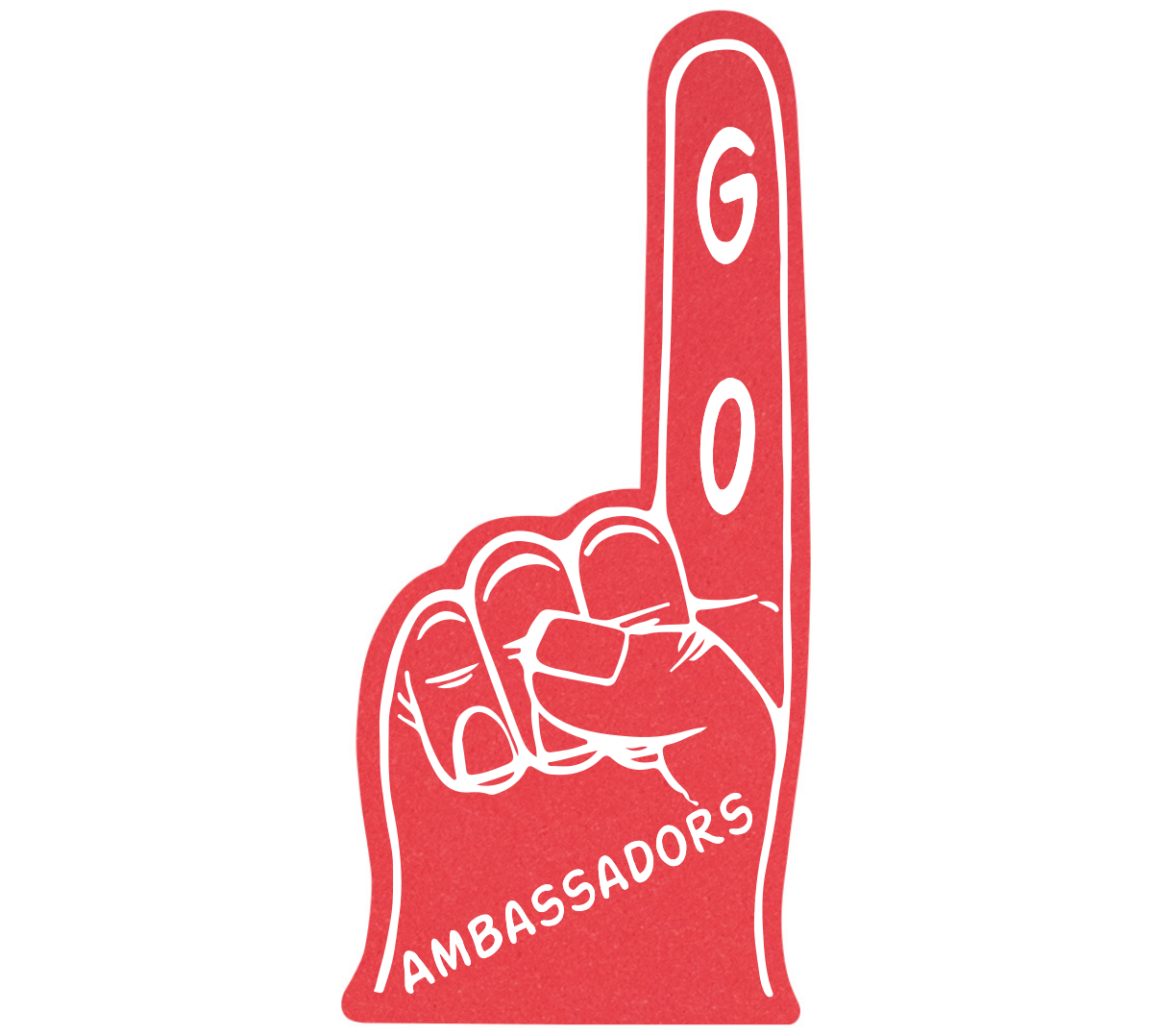 Custom 18″ Foam Hand - Boosters Incorporated