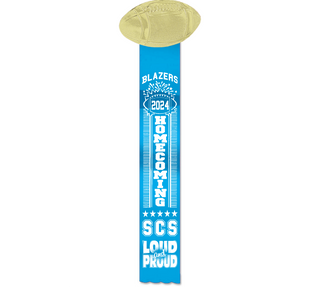 Preview of Custom Metallic 2" x 10" Game Ribbon