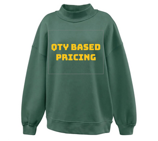 Preview of Custom Mock Neck Sweatshirts