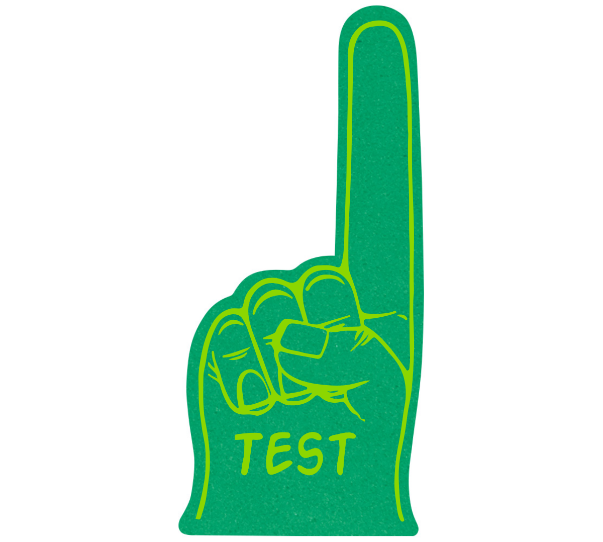 Custom 18″ Foam Hand - Boosters Incorporated