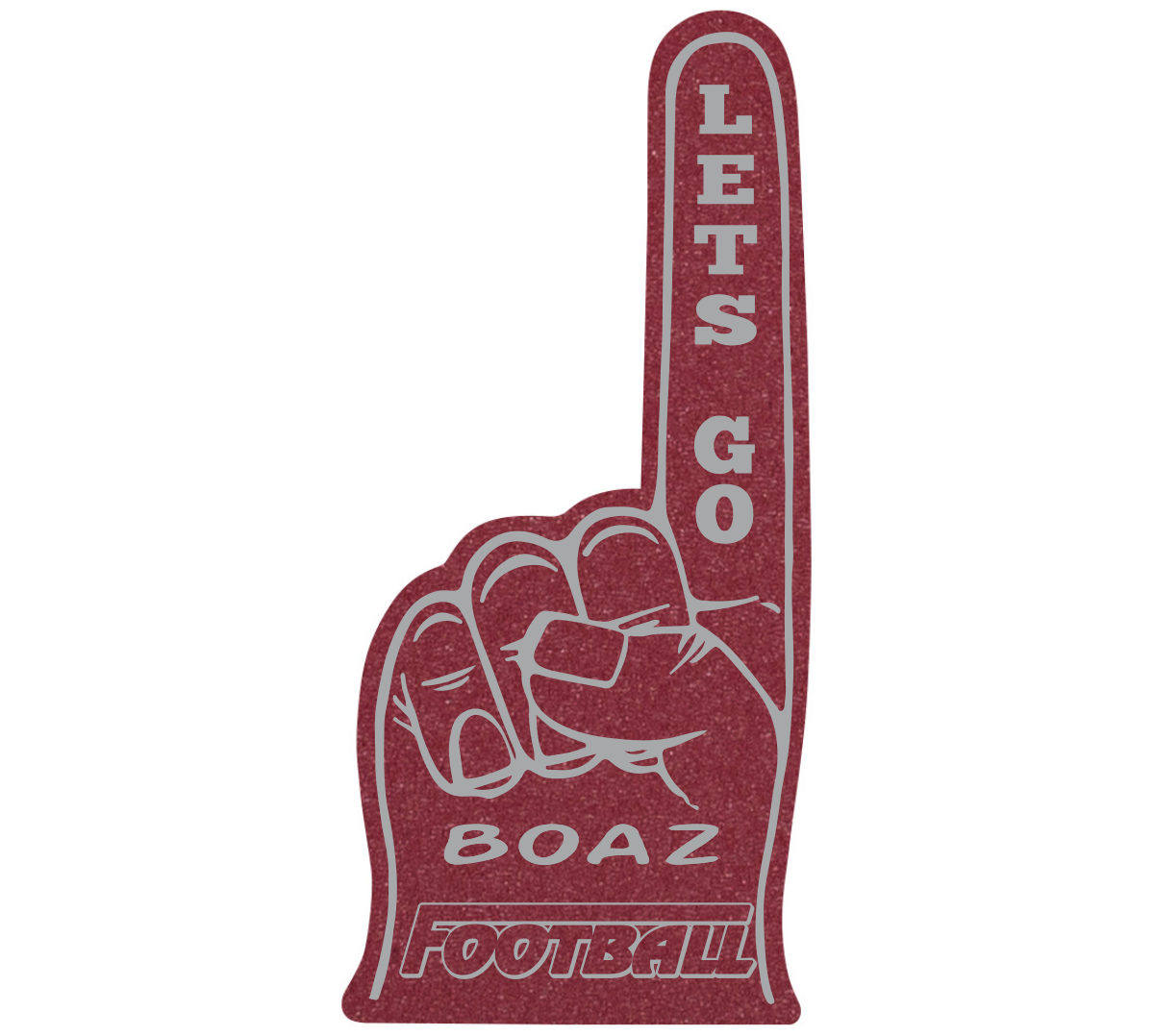 Custom 18″ Foam Hand - Boosters Incorporated