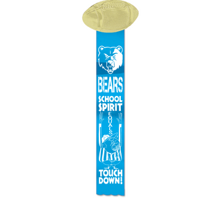 Preview of Custom Metallic 2" x 10" Game Ribbon
