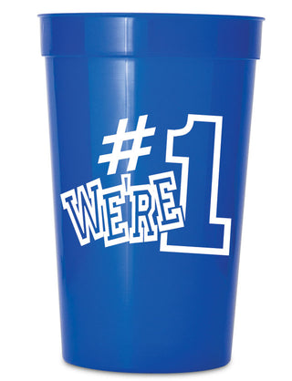 Stock "We're #1" 22oz. Stadium Cup